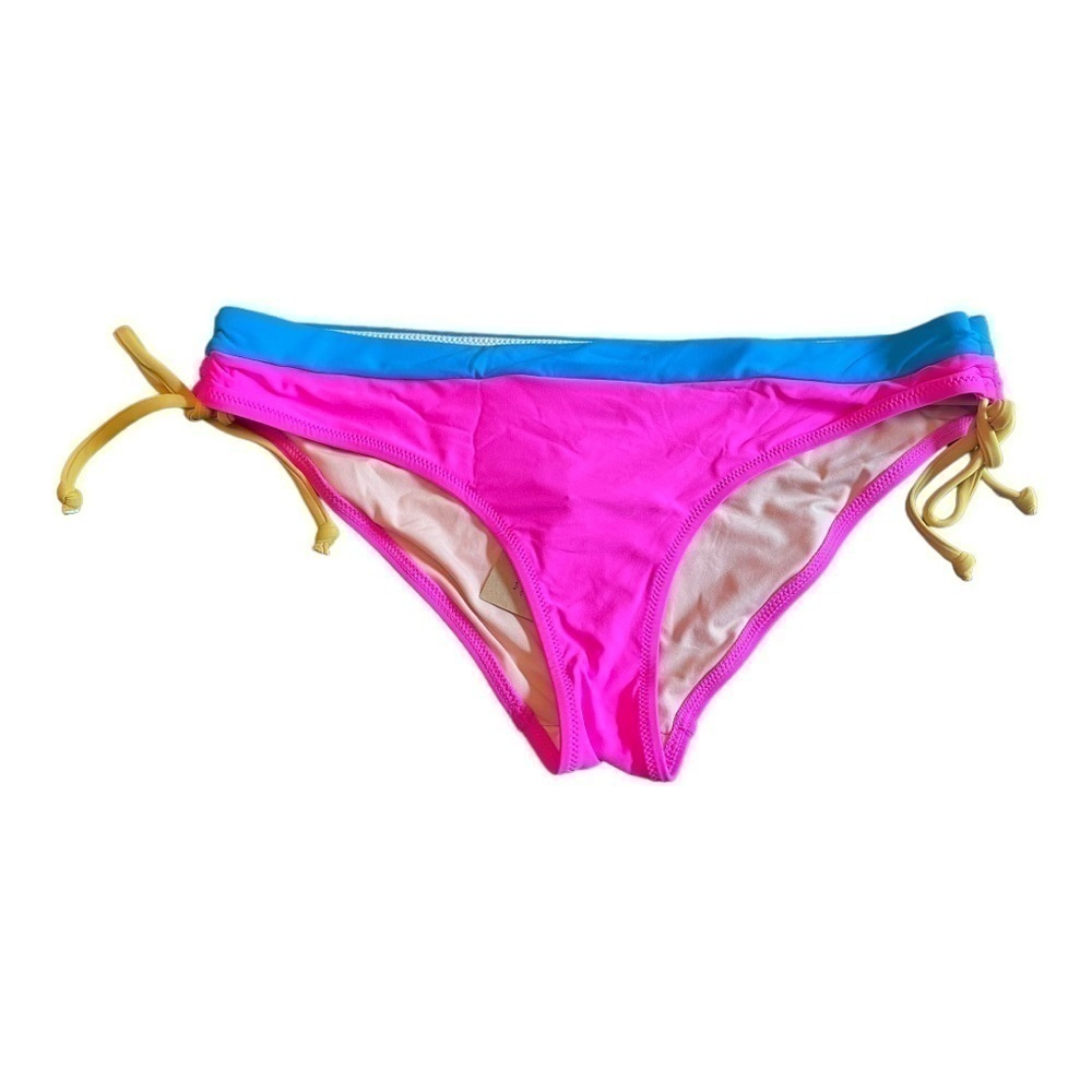 J Crew pink and blue bikini bottom